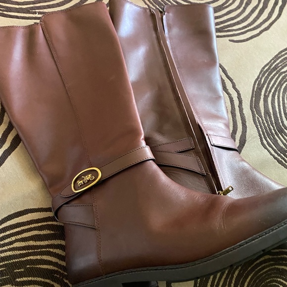 Beautiful riding coach boots only worn three times in original box - Picture 10 of 11